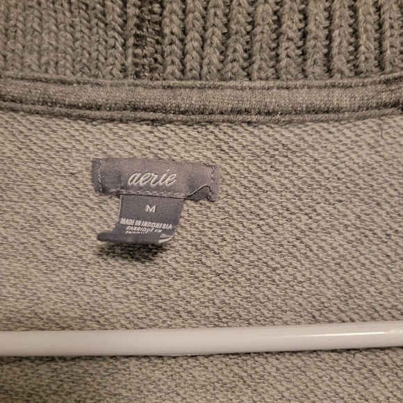 Aerie Heather Gray Long Sleeve Shrug Cardigan - Picture 2 of 2